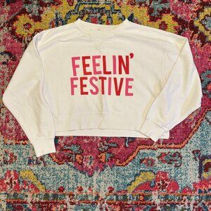 Feelin’ Festive Chicka-d Corded Boxy Pullover